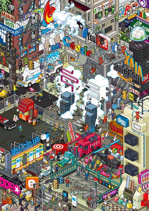 eBoy Foobar Web 2.0 Posters